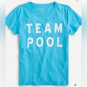 EUC J Crew Vintage Cotton “Team Pool” T-shirt, size S